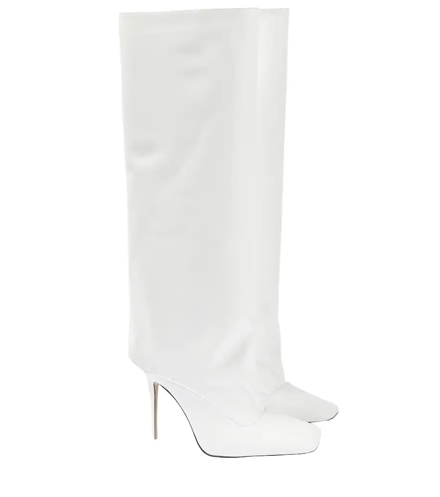 The Attico Sienna leather knee-high boots