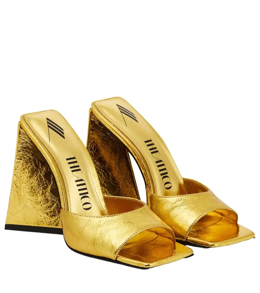 The Attico Devon laminated leather mules | Image 1 The Attico Devon laminated leather mules | Image 1