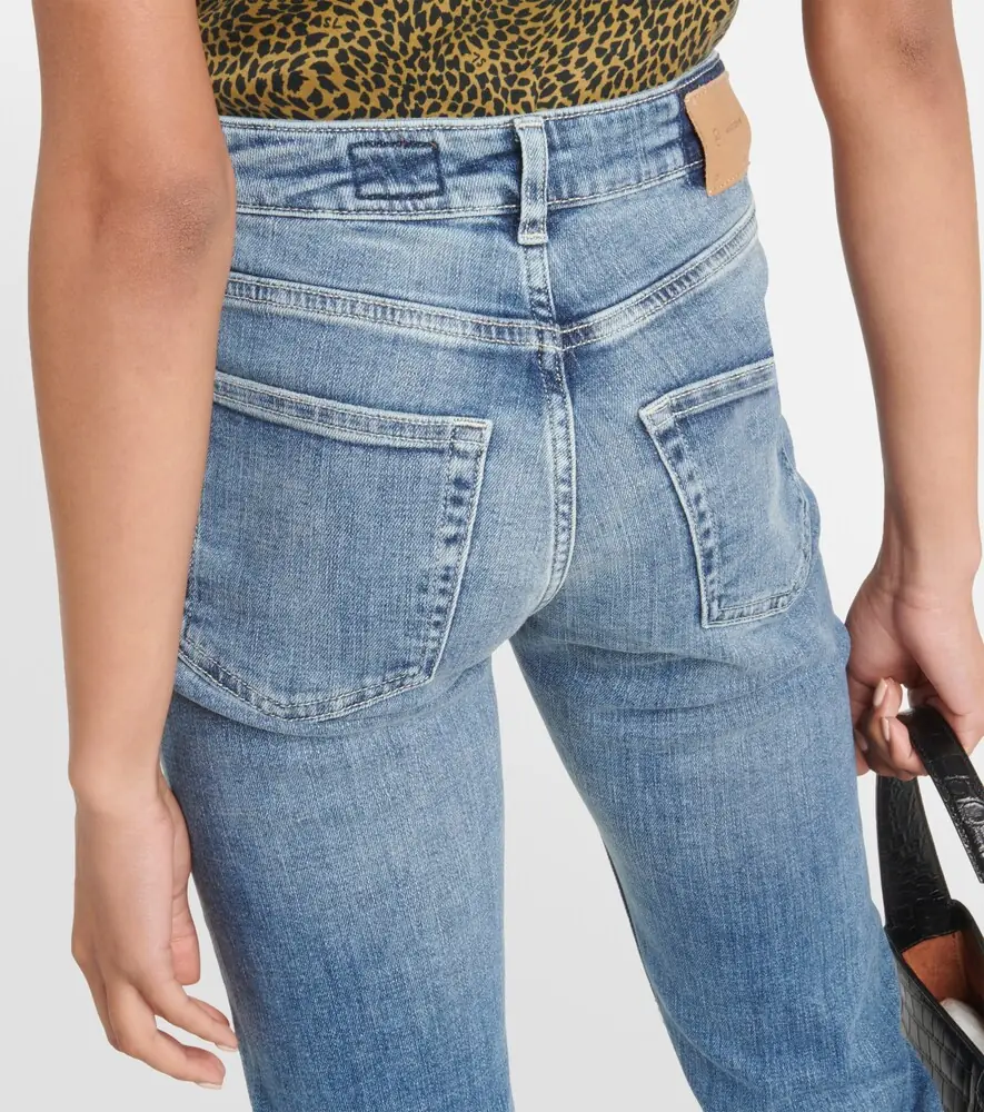 AG Jeans Girlfriend mid-rise straight jeans | Thumbnail 2 AG Jeans Girlfriend mid-rise straight jeans | Thumbnail 2