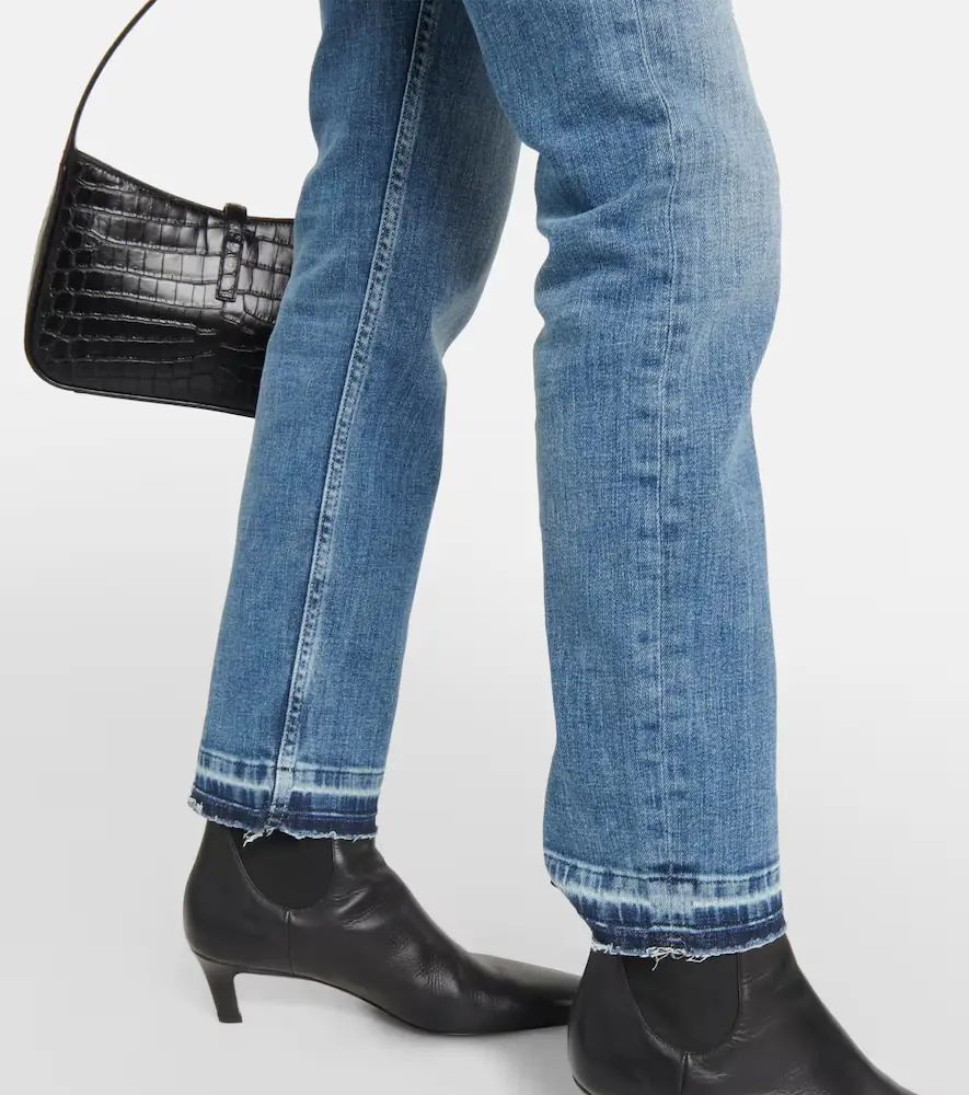 AG Jeans Girlfriend mid-rise straight jeans | Thumbnail 3 AG Jeans Girlfriend mid-rise straight jeans | Thumbnail 3