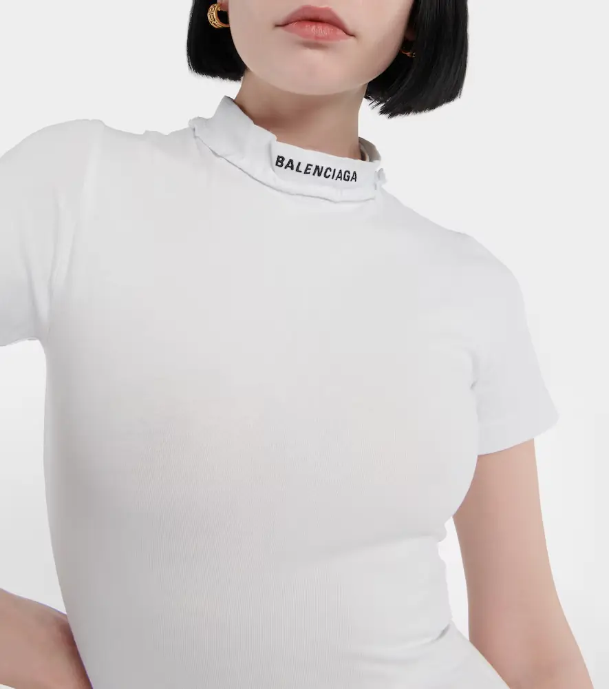Balenciaga Cotton-blend T-shirt maxi dress | Thumbnail 2
