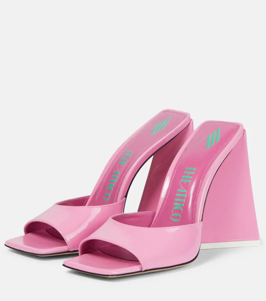 The Attico Devon patent leather mules | Thumbnail 2