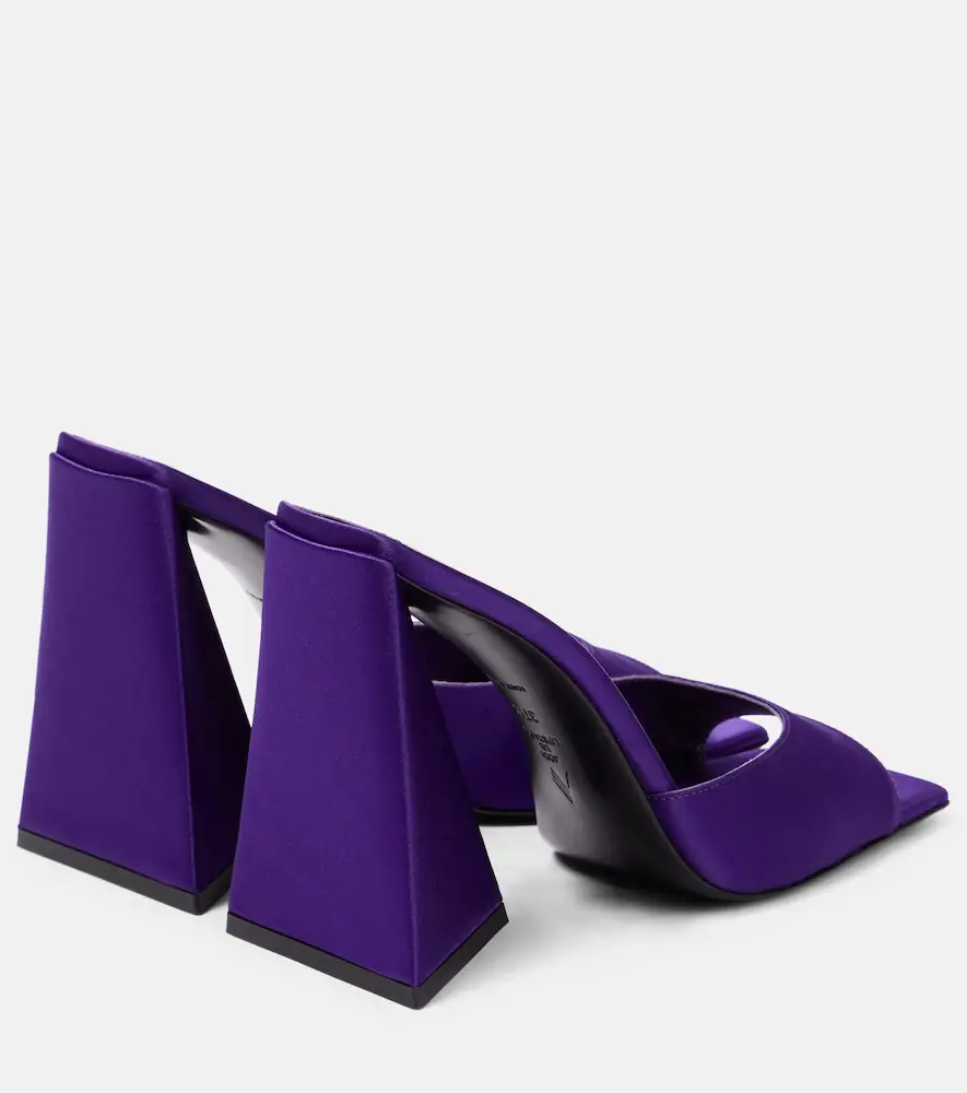 The Attico Devon satin mules | Thumbnail 4