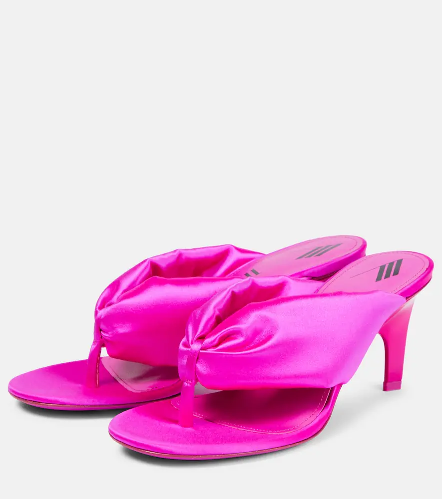 The Attico Rem satin thong sandals | Thumbnail 4 The Attico Rem satin thong sandals | Thumbnail 4