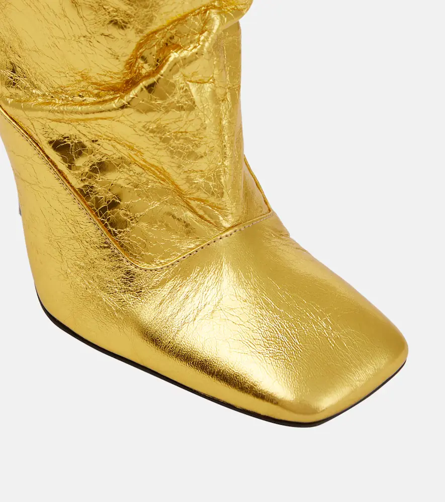 The Attico Sienna crinkled laminated leather knee-high boots 105mm | Thumbnail 2 The Attico Sienna crinkled laminated leather knee-high boots 105mm | Thumbnail 2