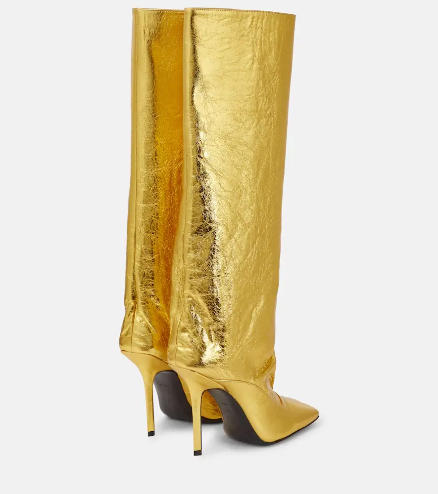 The Attico Sienna crinkled laminated leather knee-high boots 105mm | Thumbnail 3 The Attico Sienna crinkled laminated leather knee-high boots 105mm | Thumbnail 3