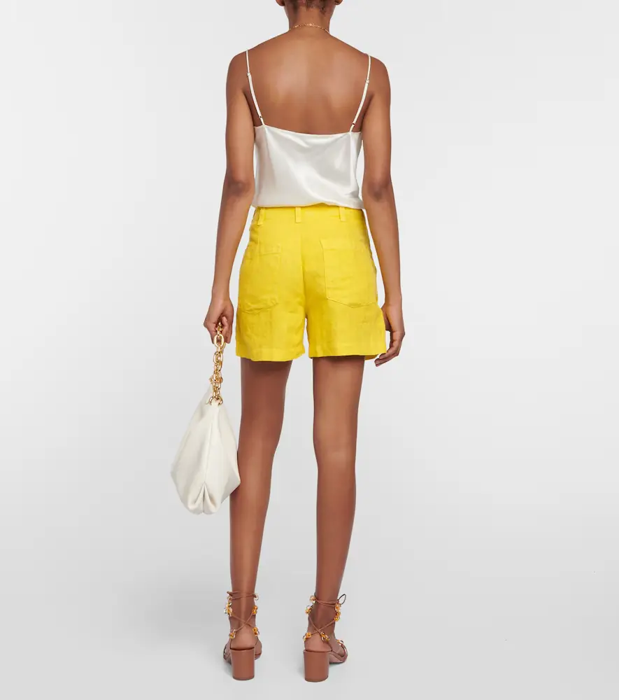 Velvet Fallon linen shorts | Thumbnail 2