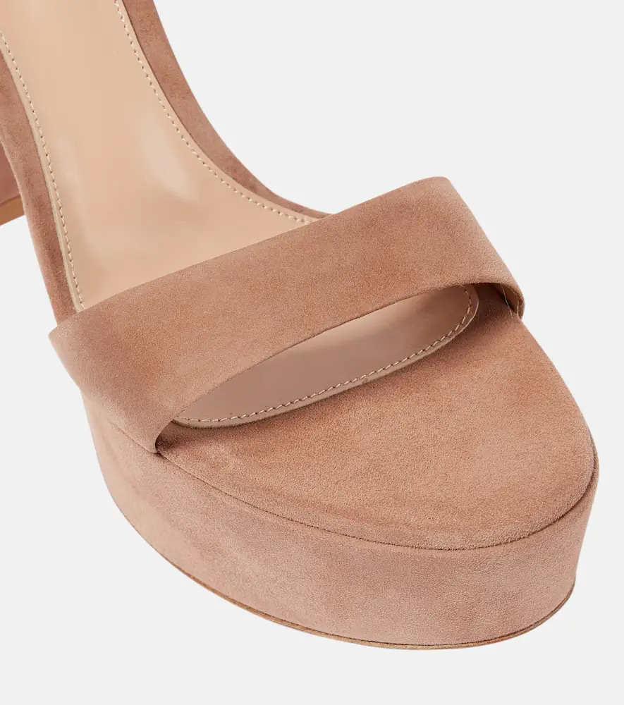 Gianvito Rossi Sheridan suede platform sandals | Thumbnail 3