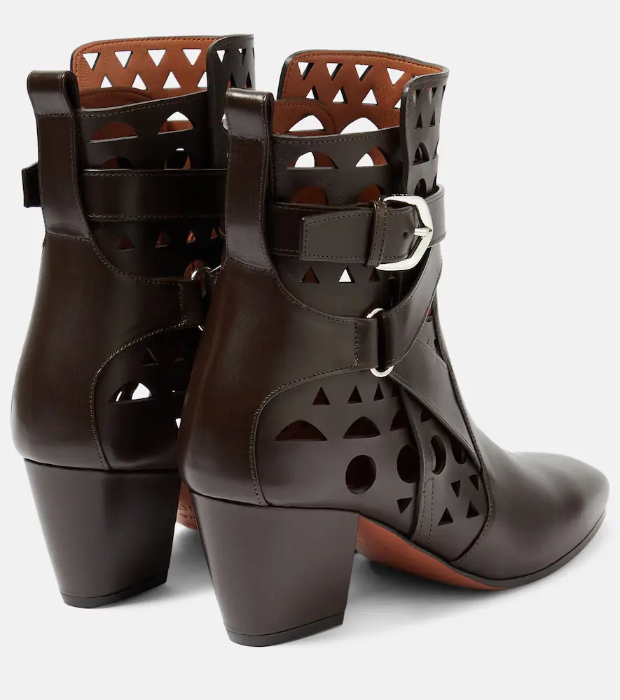 Alaïa Alaïa Ziggy Vienne leather ankle boots | Thumbnail 3