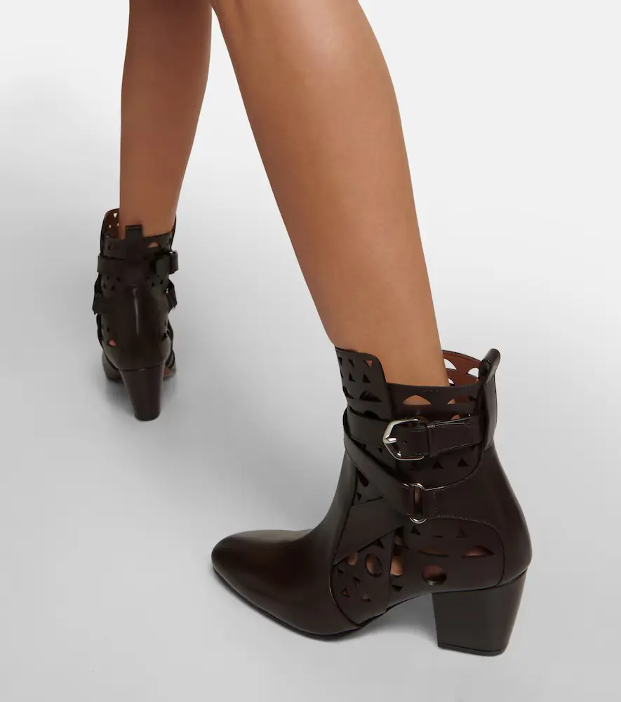 Alaïa Alaïa Ziggy Vienne leather ankle boots | Thumbnail 7