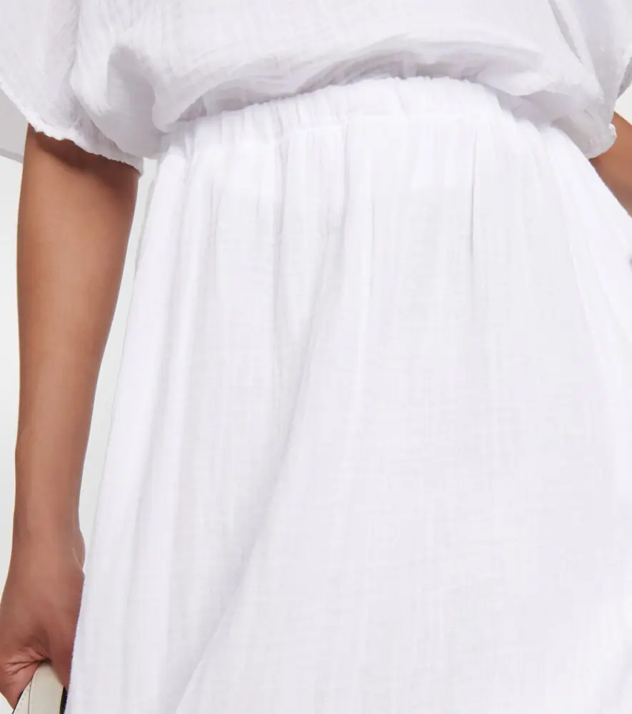 Velvet Mckenna cotton midi skirt | Thumbnail 2