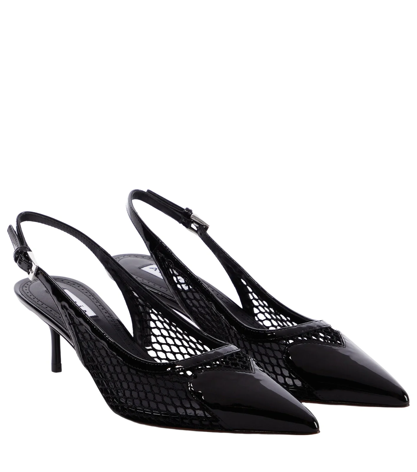 ALAÏA Patent leather slingback pumps