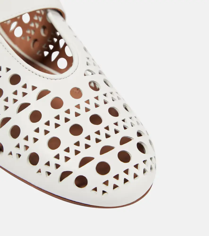 Alaïa Alaïa Vienne leather ballet flats | Thumbnail 4