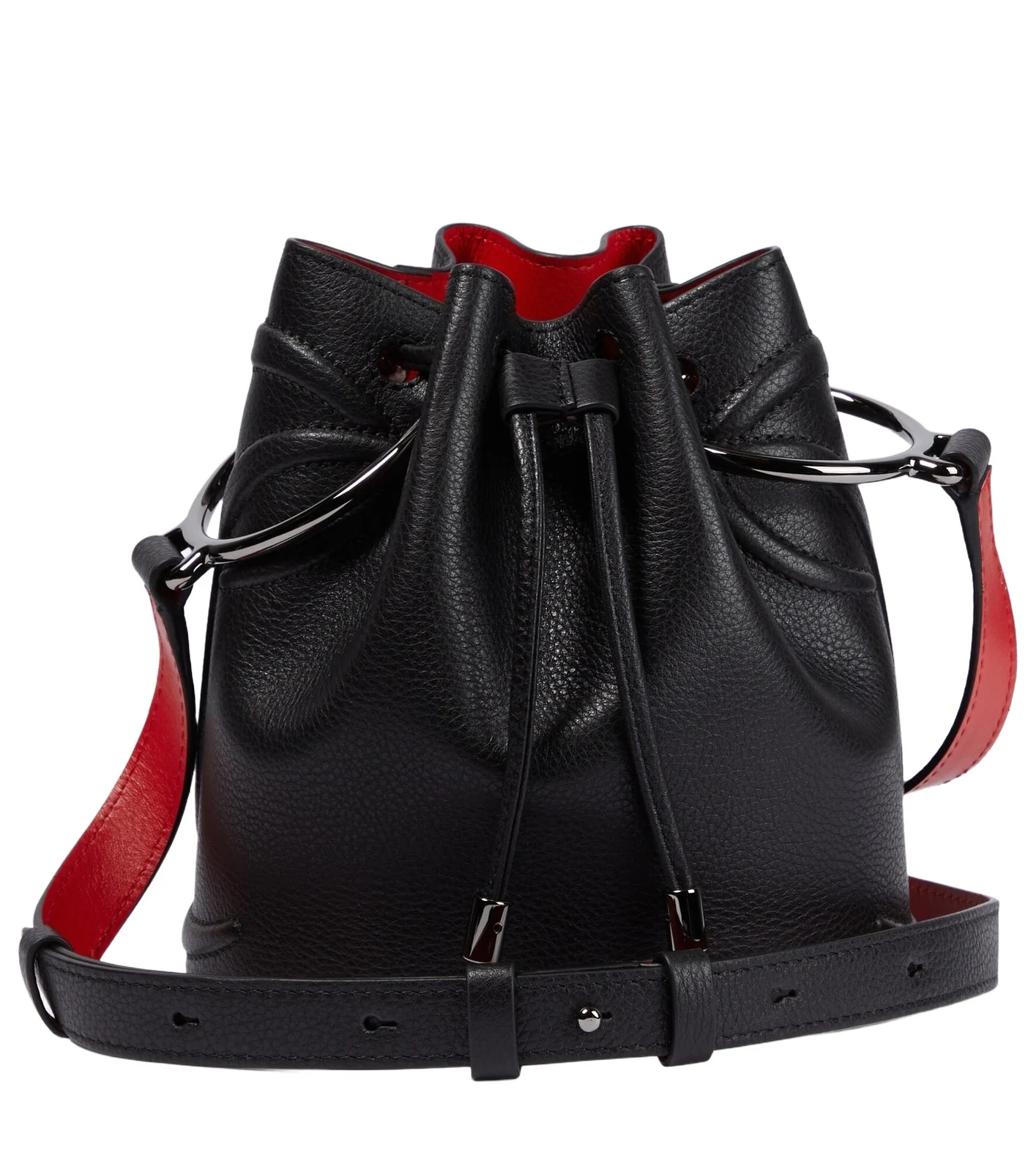 By My Side leather bucket bag
