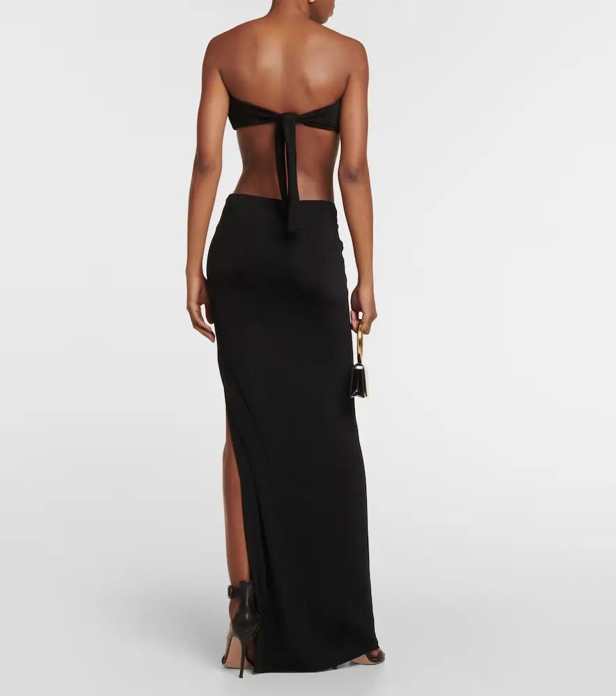 Louisa Ballou Long Carve cutout jersey maxi dress | Thumbnail 2