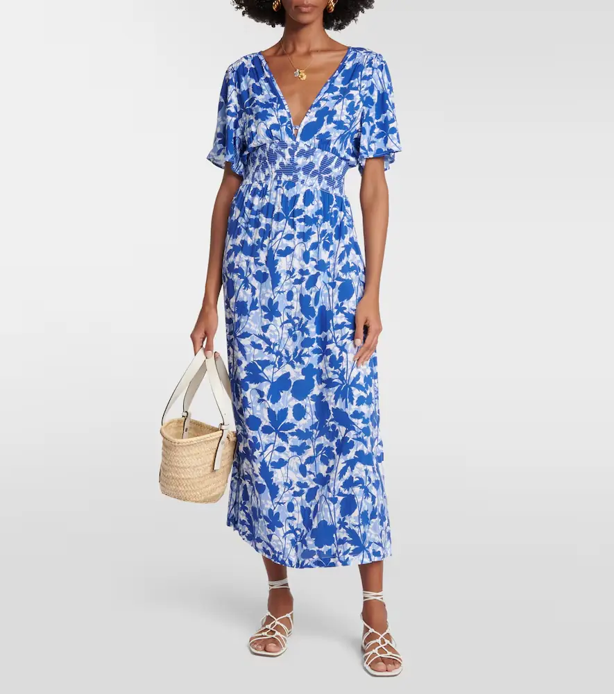 Heidi Klein Tuscany floral midi dress | Thumbnail 5