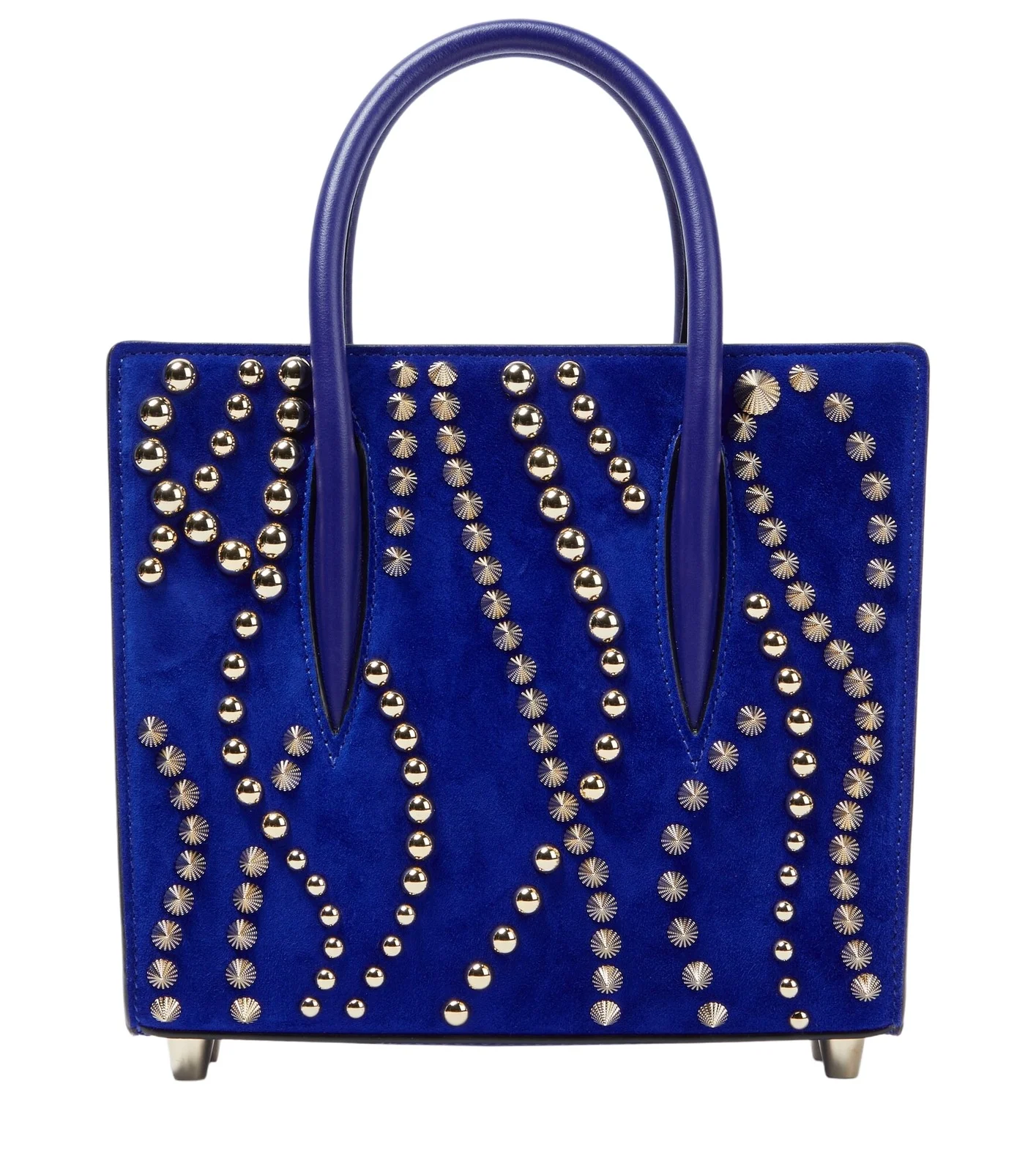 Paloma Mini velour and leather tote bag Paloma Mini velour and leather tote bag
