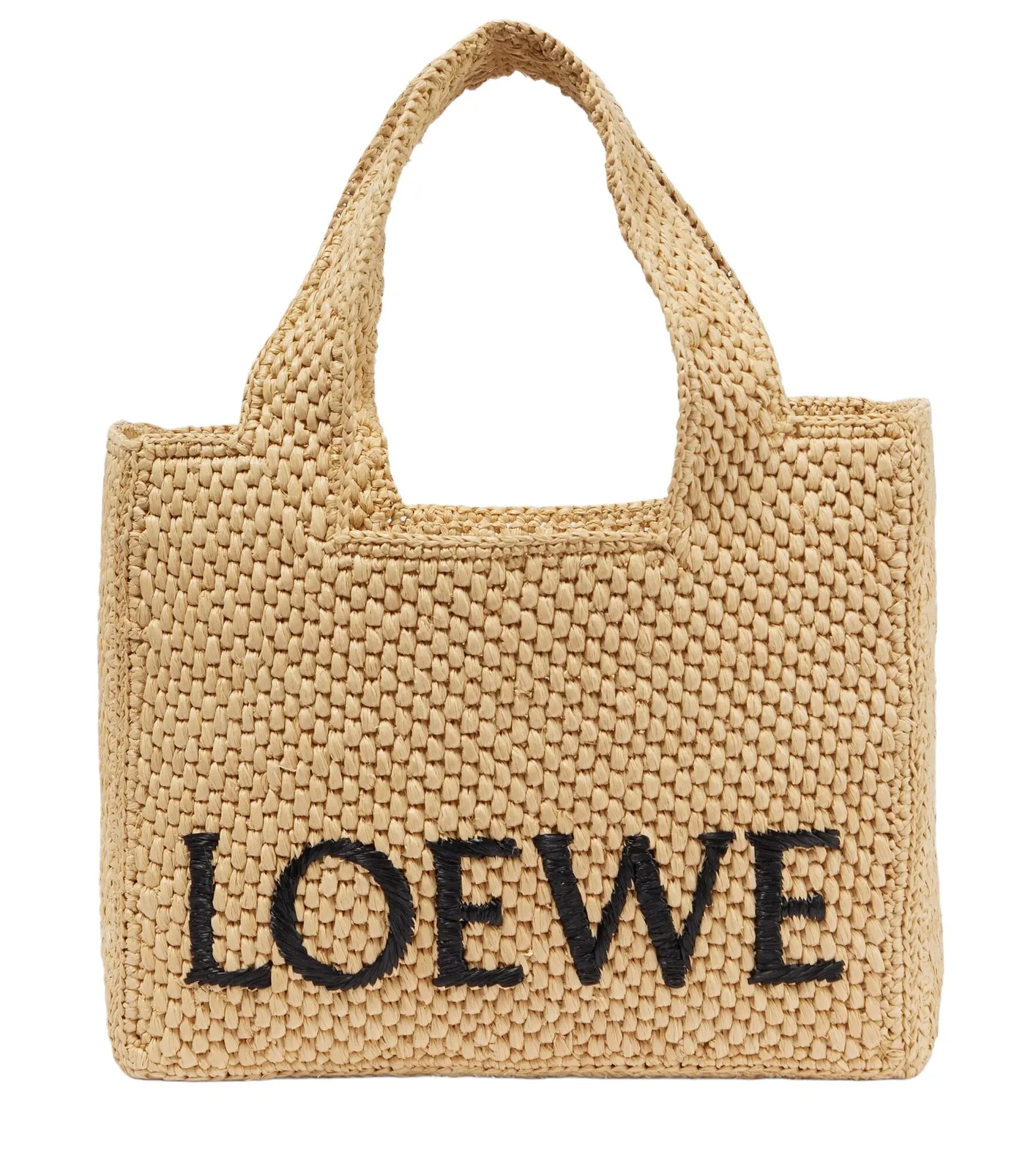 Paula's Ibiza Small logo raffia top-handle bag Paula's Ibiza Small logo raffia top-handle bag