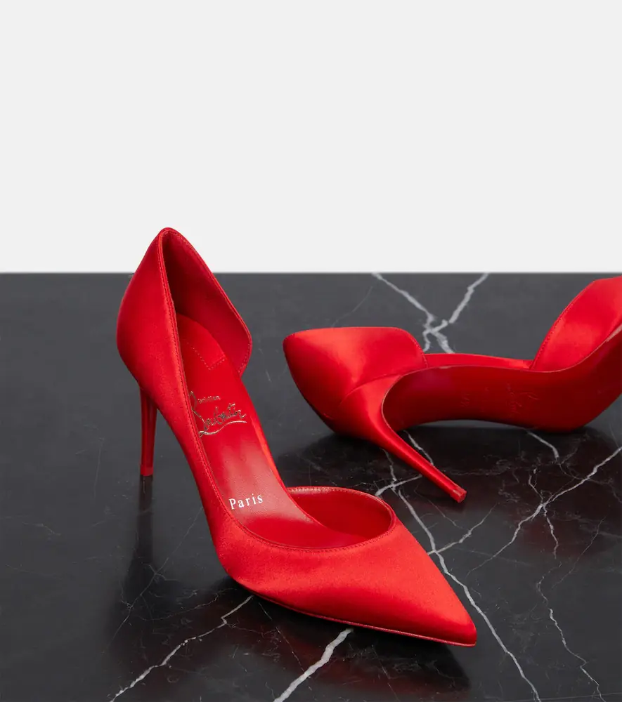Christian Louboutin Iriza silk-satin pumps | Thumbnail 2 Christian Louboutin Iriza silk-satin pumps | Thumbnail 2