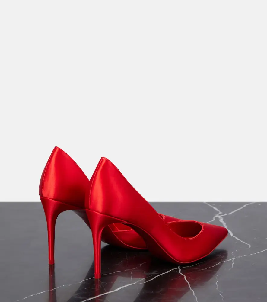 Christian Louboutin Iriza silk-satin pumps | Thumbnail 3 Christian Louboutin Iriza silk-satin pumps | Thumbnail 3