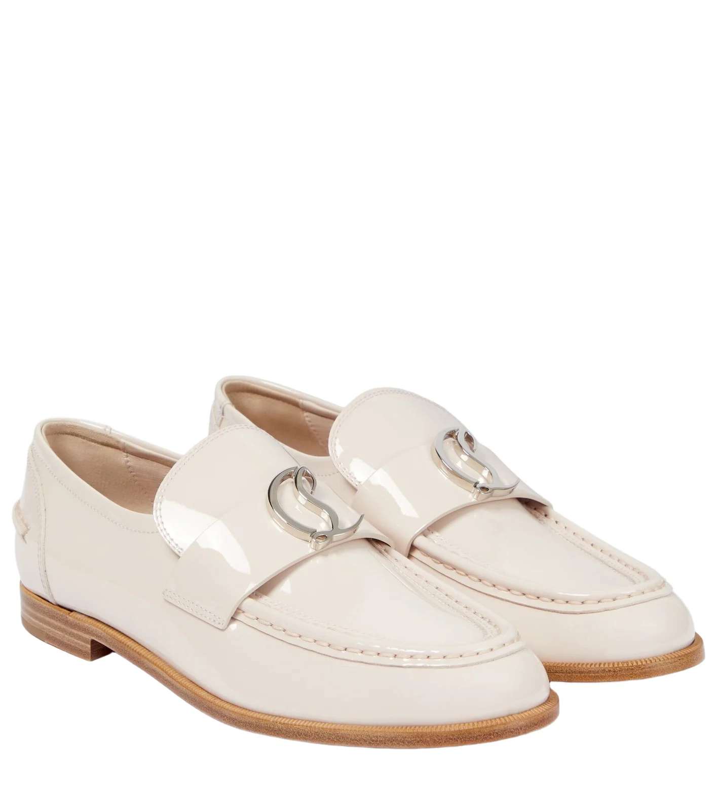 CL Moc patent leather loafers
