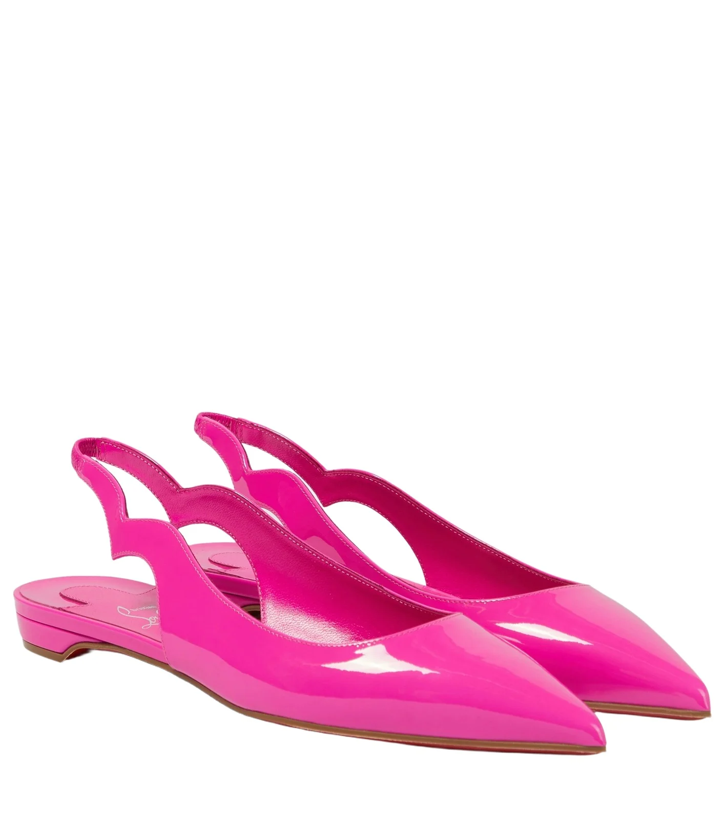 Hot Chickita Sling patent leather ballet flats