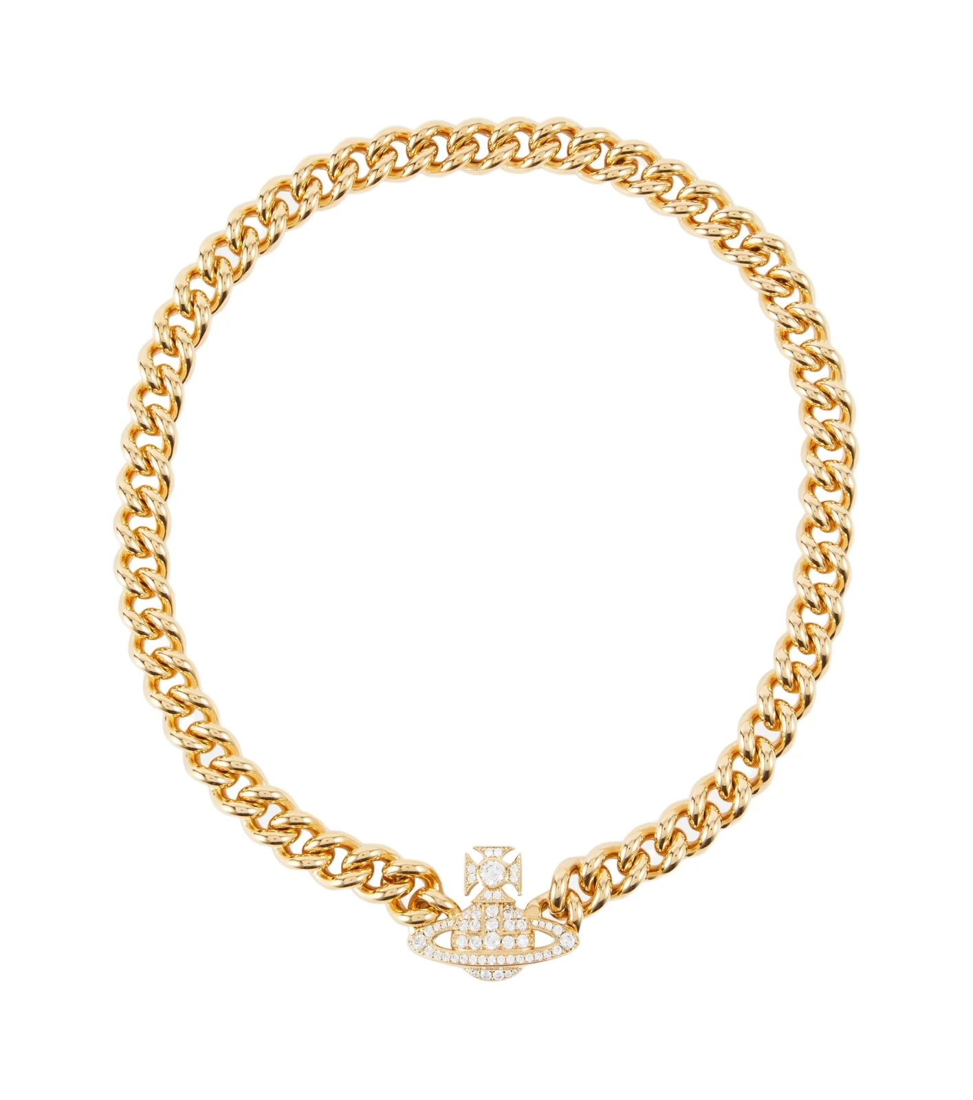 Orb chain necklace