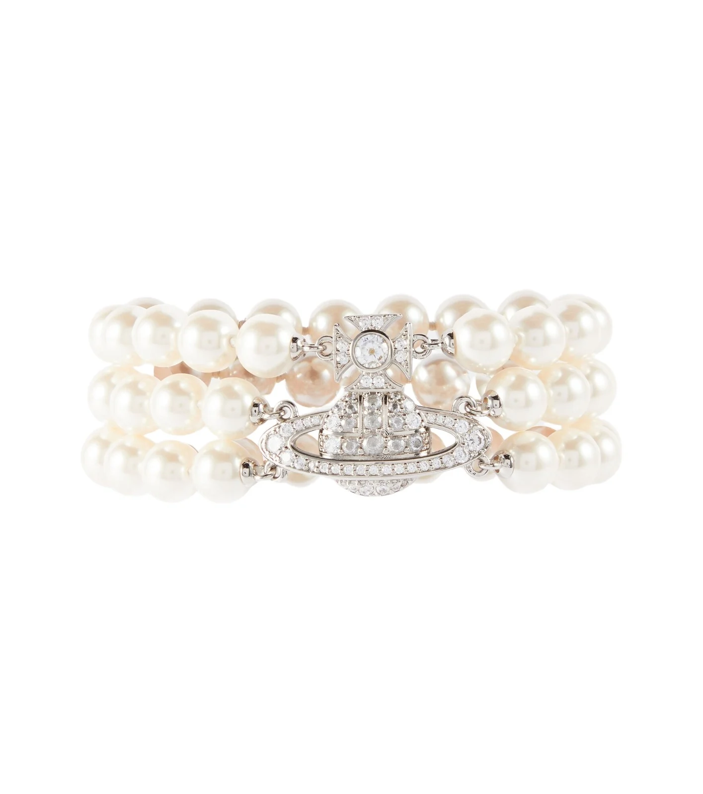Vivienne Westwood Graziella embellished faux pearl bracelet