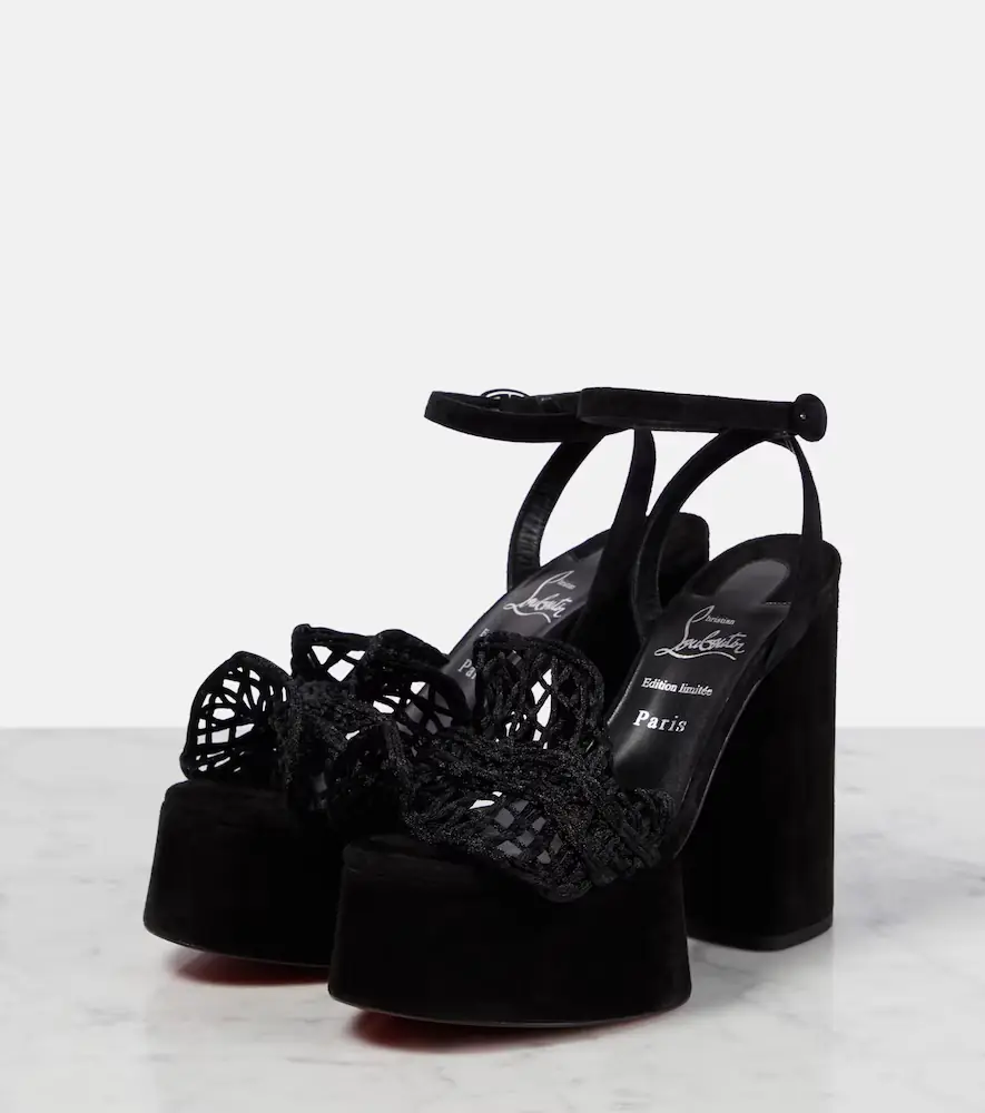 Christian Louboutin Deia Frou Alta macramé sandals | Thumbnail 3 Christian Louboutin Deia Frou Alta macramé sandals | Thumbnail 3
