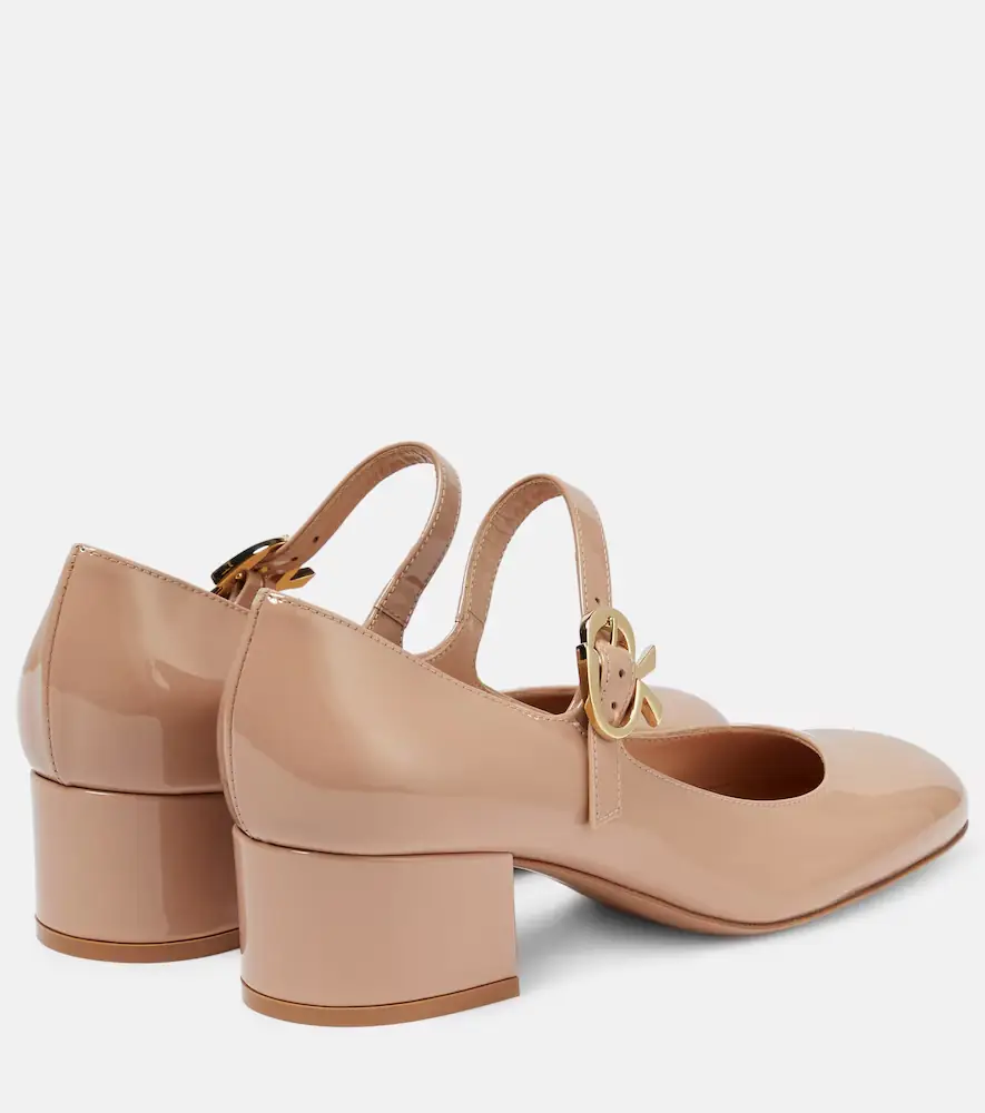 Gianvito Rossi Mary Ribbon patent leather pumps | Thumbnail 2