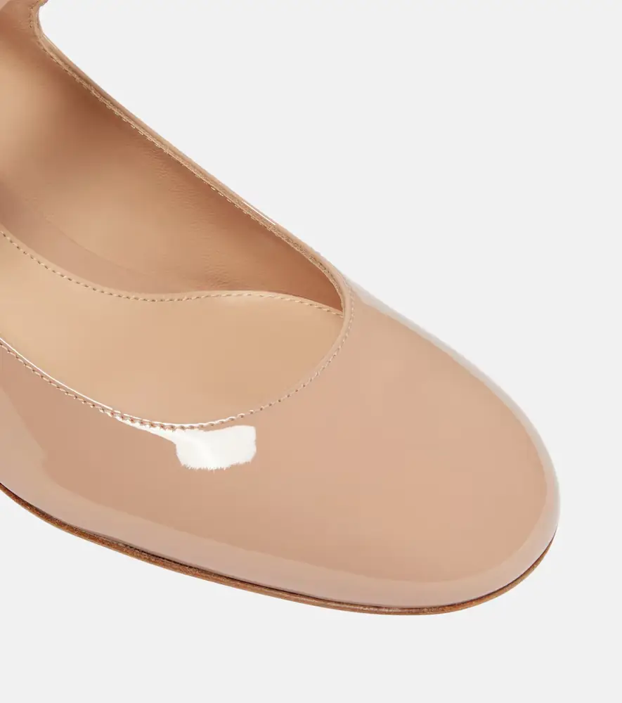 Gianvito Rossi Mary Ribbon patent leather pumps | Thumbnail 4