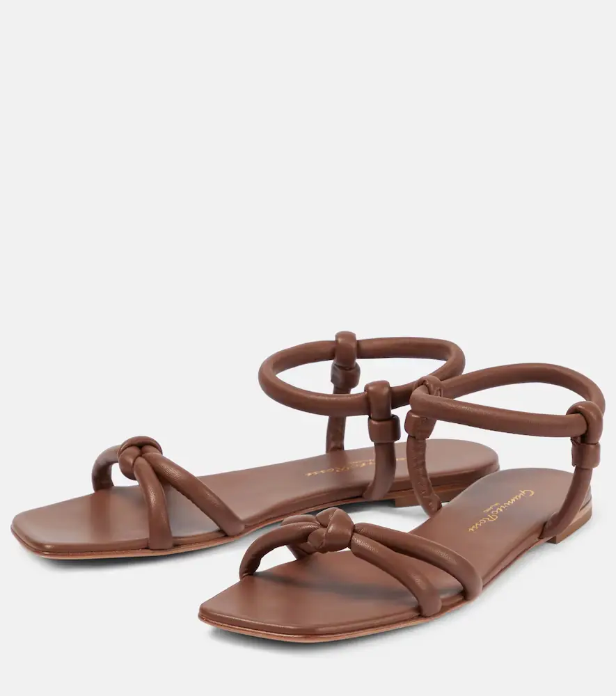 Gianvito Rossi Juno leather sandals | Thumbnail 3