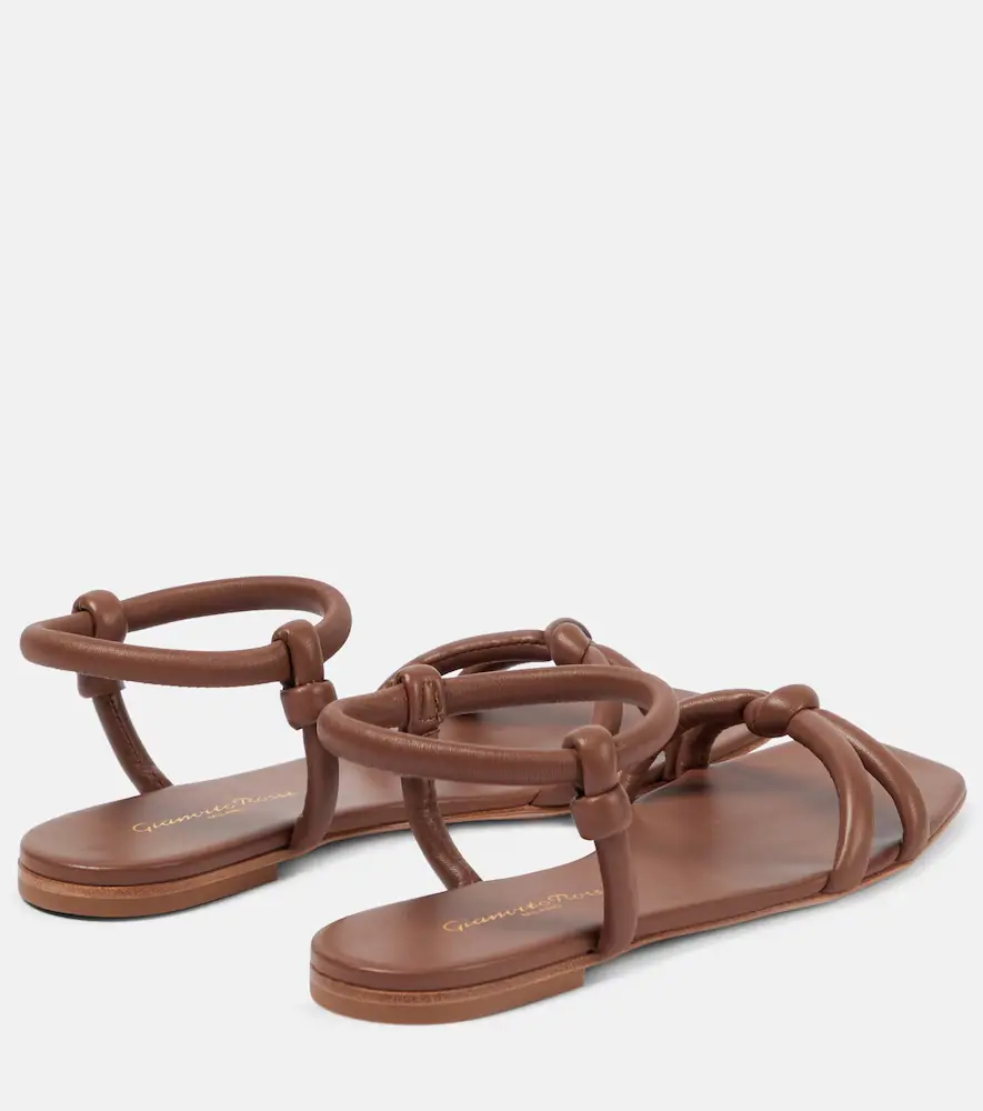 Gianvito Rossi Juno leather sandals | Thumbnail 4