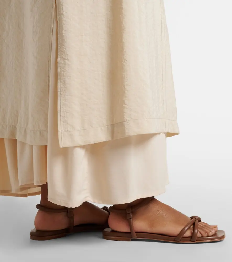 Gianvito Rossi Juno leather sandals | Thumbnail 6
