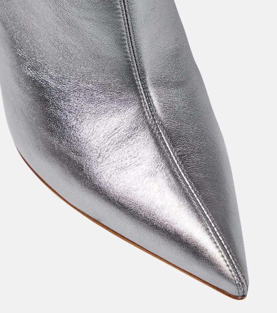 Gianvito Rossi Metallic leather ankle boots | Thumbnail 3