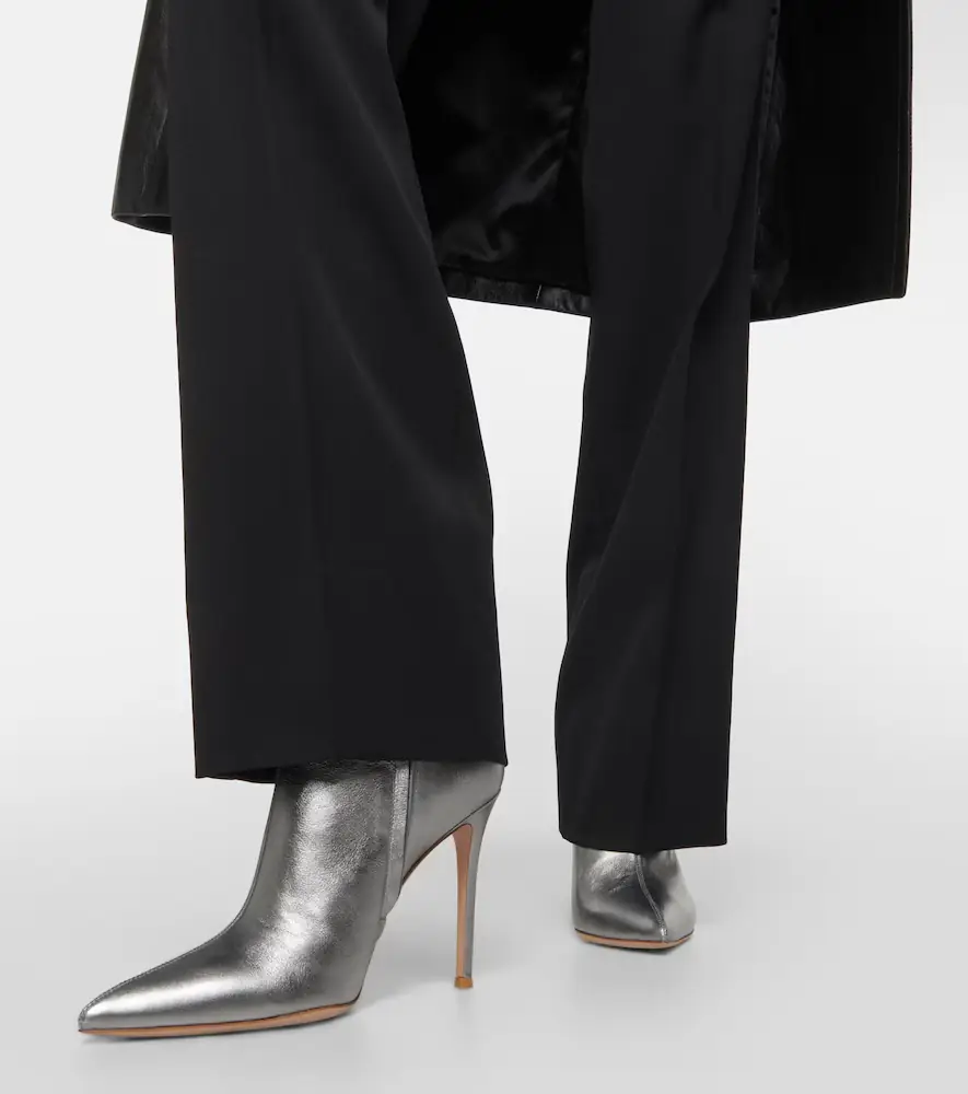 Gianvito Rossi Metallic leather ankle boots | Thumbnail 5