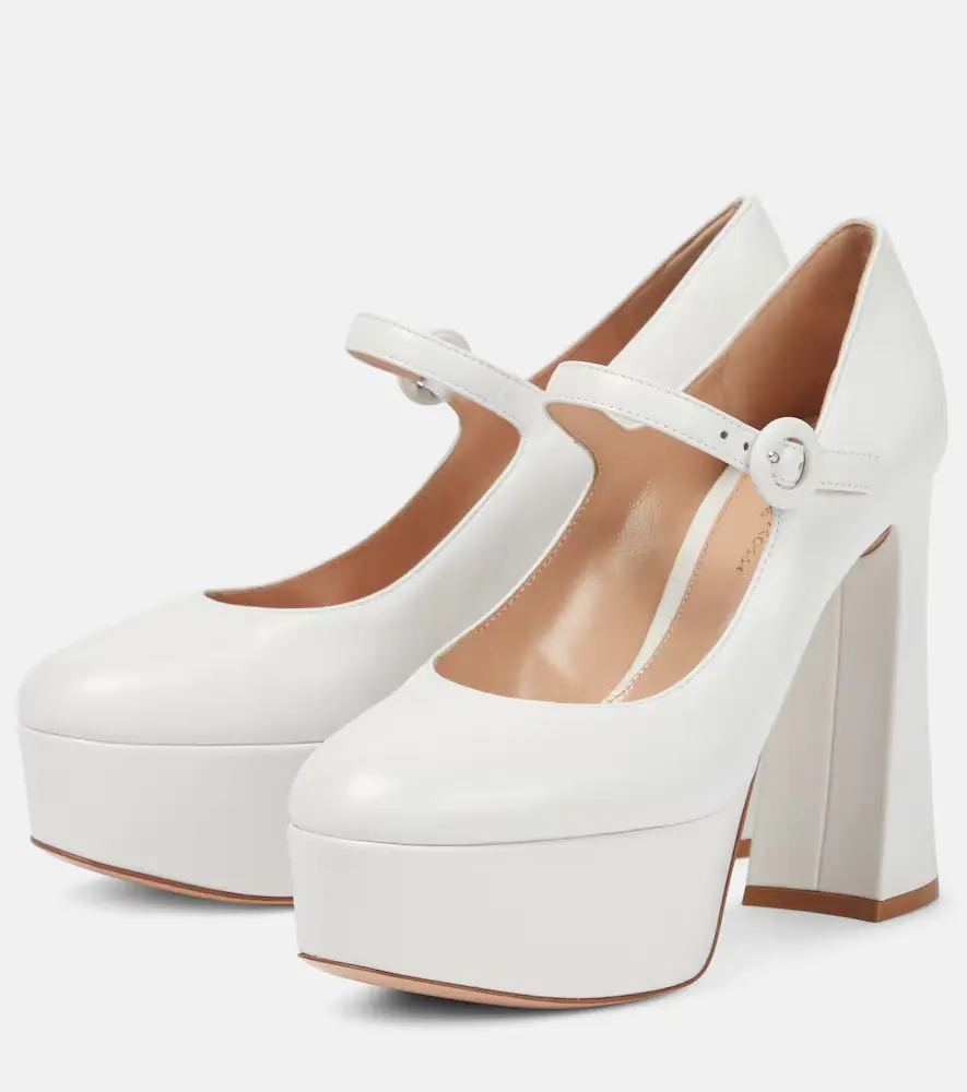 Gianvito Rossi Mary Jane leather pumps | Thumbnail 3 Gianvito Rossi Mary Jane leather pumps | Thumbnail 3