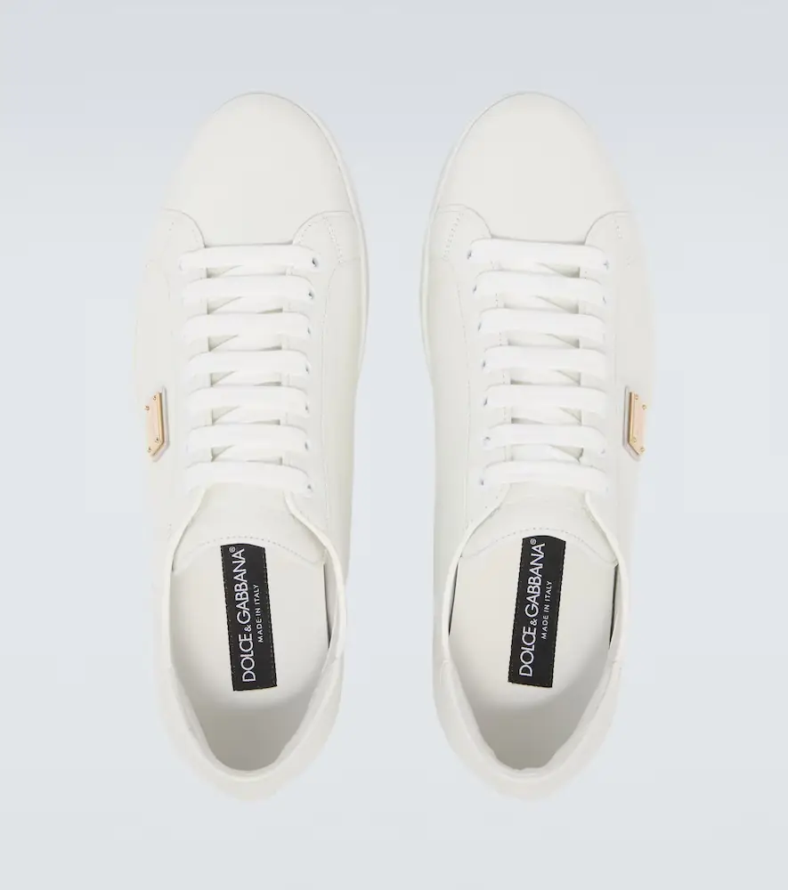 Dolce & Gabbana Saint Tropez leather sneakers | Thumbnail 3 Dolce & Gabbana Saint Tropez leather sneakers | Thumbnail 3