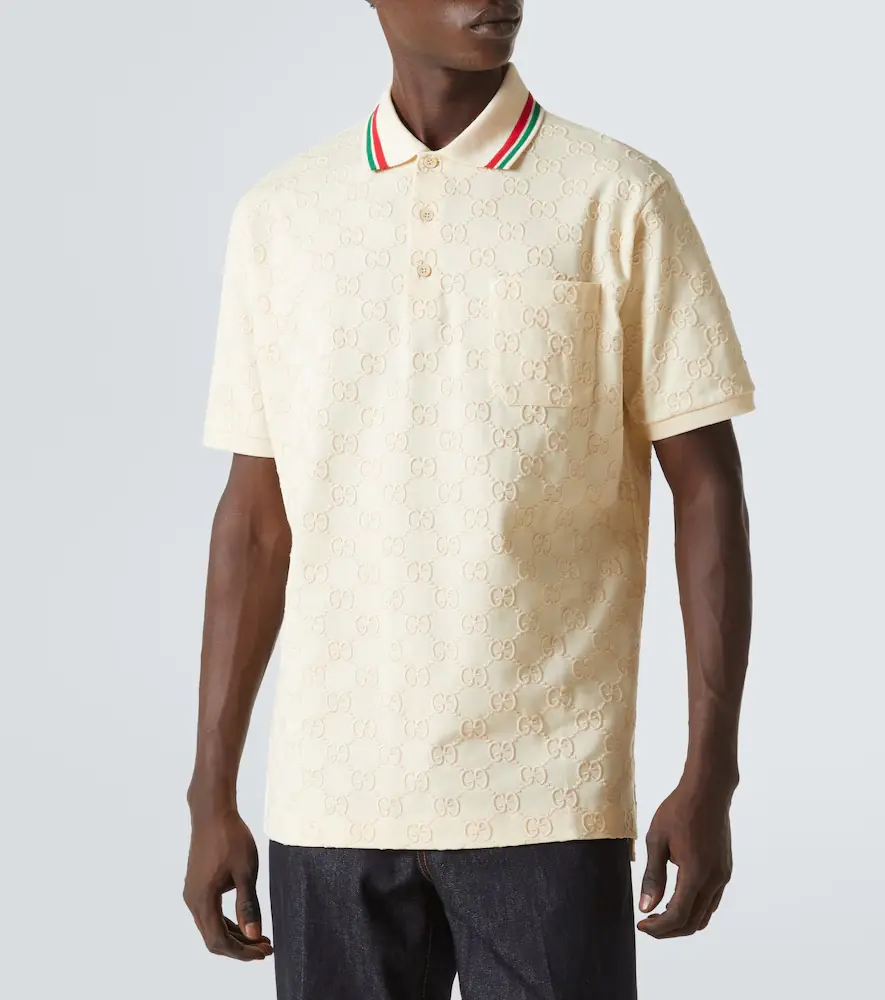 Gucci GG embroidered polo top | Thumbnail 2