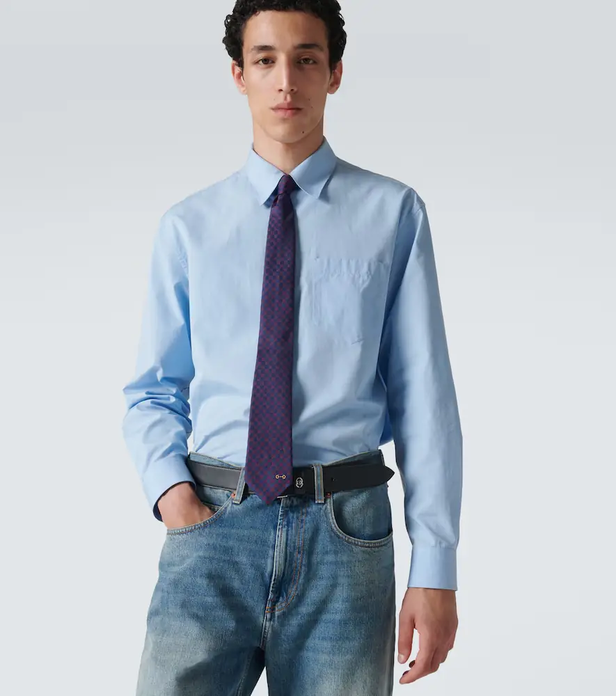 Gucci GG silk jacquard tie | Thumbnail 2 Gucci GG silk jacquard tie | Thumbnail 2