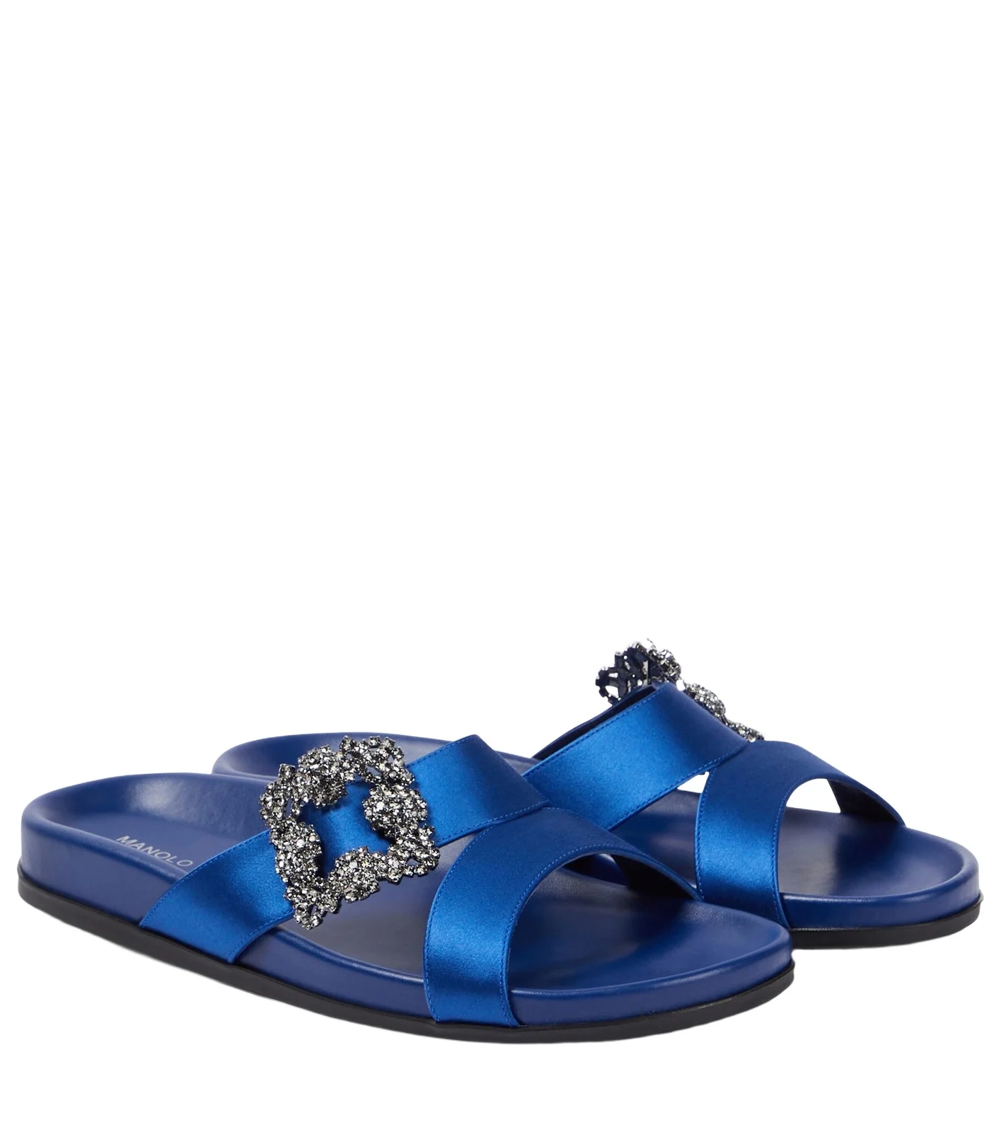 Chilanghi embellished satin sandals Chilanghi embellished satin sandals