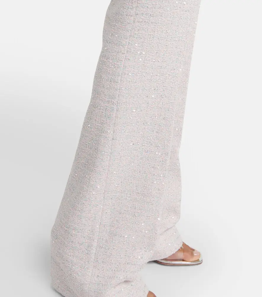 Alessandra Rich Sequined mid-rise straight pants | Thumbnail 4 Alessandra Rich Sequined mid-rise straight pants | Thumbnail 4