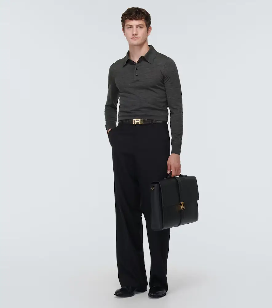 Tom Ford Wool polo shirt | Thumbnail 3 Tom Ford Wool polo shirt | Thumbnail 3