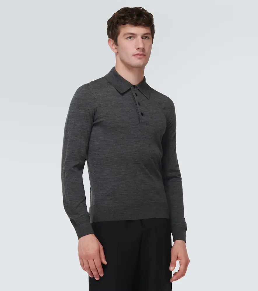 Tom Ford Wool polo shirt | Thumbnail 5 Tom Ford Wool polo shirt | Thumbnail 5