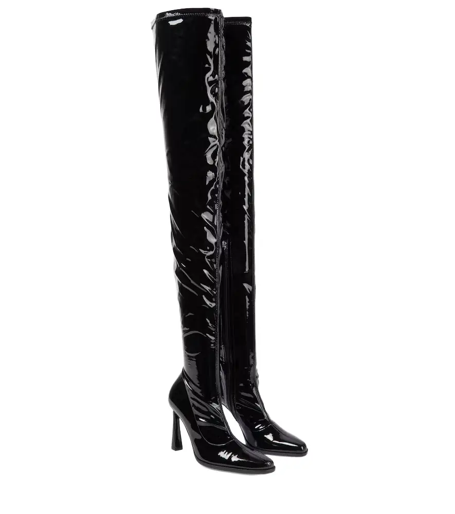 Latex over-the-knee boots Latex over-the-knee boots