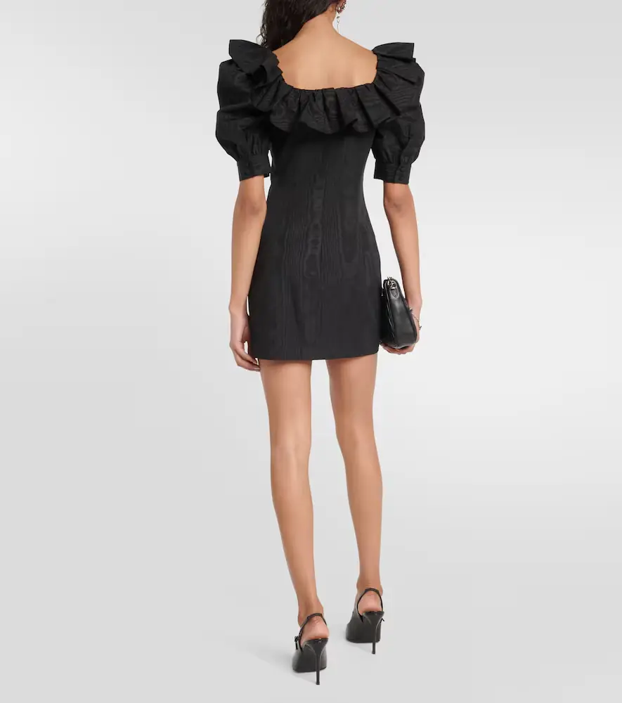Alessandra Rich Ruffled puff-sleeve minidress | Thumbnail 5