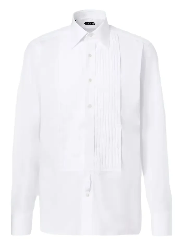 Cotton voile tuxedo shirt Cotton voile tuxedo shirt