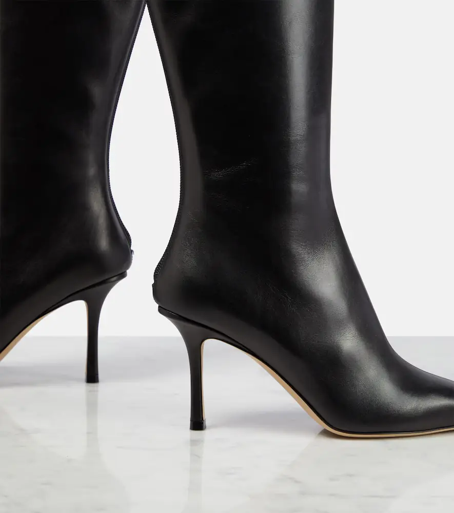 Jimmy Choo Agathe 85 leather knee-high boots | Thumbnail 3 Jimmy Choo Agathe 85 leather knee-high boots | Thumbnail 3