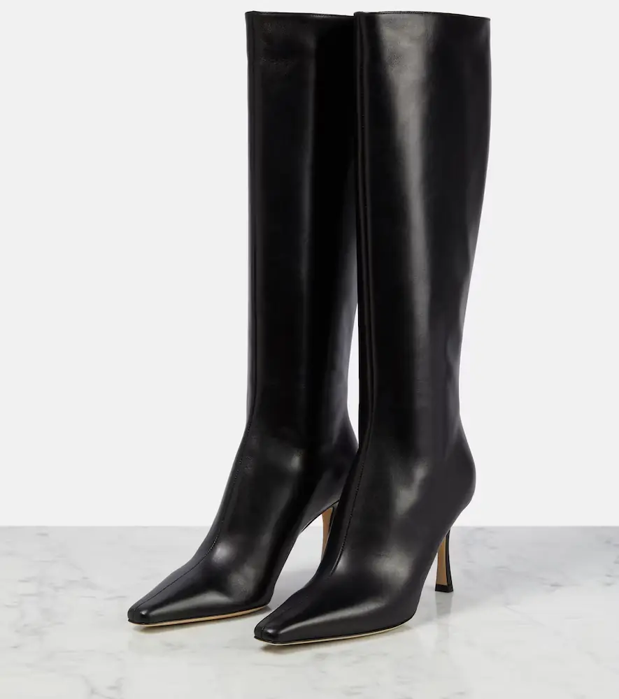 Jimmy Choo Agathe 85 leather knee-high boots | Thumbnail 4 Jimmy Choo Agathe 85 leather knee-high boots | Thumbnail 4