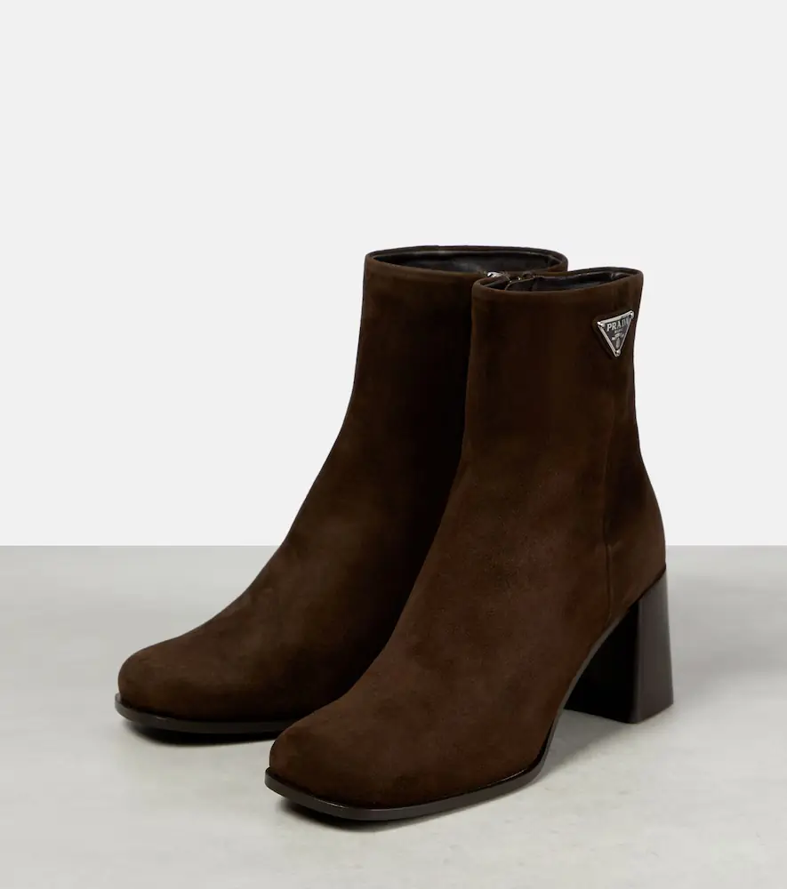 Prada Suede ankle boots | Thumbnail 2